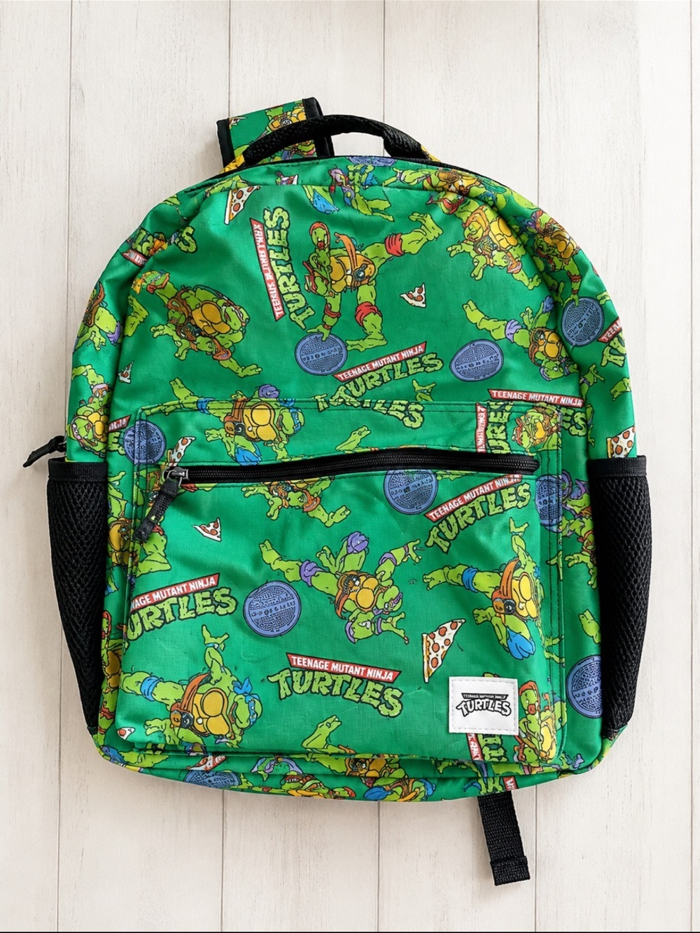 Teenage Mutant Ninja Turtles Kids Backpack Green School Bag